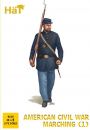 Infanterie, Amerikanischer Bürgerkrieg, marschierend, 1:72