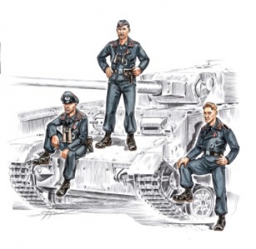 German Tank crew, 1:72