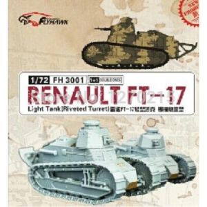Renault FT-17 Light Tank(riveted Turret), 1:72
