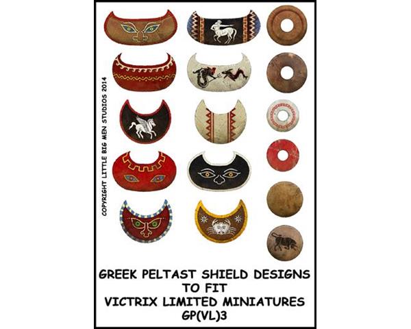 Greek Peltast shield designs 3 (28mm)
