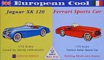 Jaguar XK 120 / Ferrari Sports Car, 1:72