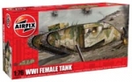 MkIV "Female", British Tank, WW1, 1:76
