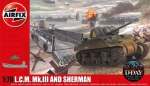LCM3 mit Sherman Panzer, 1:76