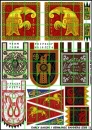 Frühe sächsische und germanische Banner