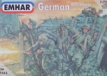 Deutsche Infanterie und Panzerbesatzung WK1, 1:72