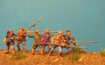 Germanic Warriors in wedge formation, Set 2, 1:72