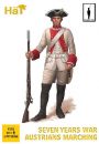 Austrian Infantry 7 years war, marching, 1:72