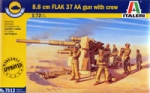 8,8 cm FLAK 37 mit Bedienung
