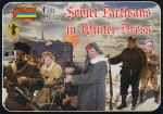 Soviet partisans in winter dress (2. World War), 1:72