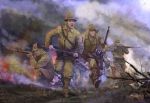 Japanese Imperial Army infantry in attack, 1:72