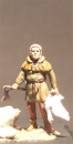 Mittelalterlicher Soldat, mit Gans, 10.-13. Jahrhundert, 1:72