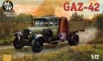 GAZ-42, mit Holzgasergenerator, 1:72
