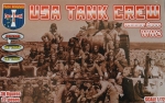 US tank Crew, summer dress, WW2, 1:72