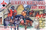 War of roses - European mercenaries, mounted, 1:72