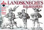 Landsknecht Hellebardiere, 16. Jahrhundert, 1:72