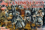 Landsknechts heavy infantry, 16th century, 1:72
