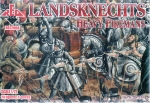 Landsknechts heavy pikemen, 16th century, 1:72