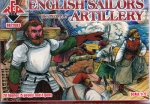 Englische Seeleute, Artillerie, 16. - 17. Jahrhundert, 1:72