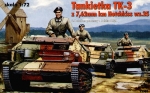 Tankette TK-3 m. Hotchkiss MG 7,62mm Mk.25, 1:72
