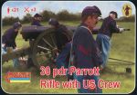 30 pdr Parrott Rifle mit Bedienung (Union), 1:72