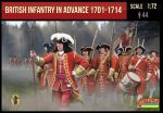 Englische Infanterie, 1701-1714, vorgehend, 1:72