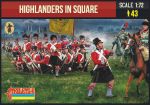 Highlander Infanterie, im Karré, 1:72