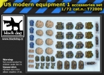 US modern equipment 1 accessories set, 1:72