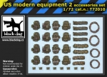 US modern equipment 2 accessories set, 1:72
