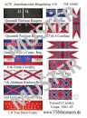 Amerikanischer Bürgerkrieg / ACW 10, Konföderierte / Südstaaten Kavallerie, Fahnen 1:72
