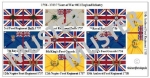 England, 7jähriger Krieg 1756-63 11, Fahnen 1:72