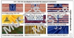 AWI Amerikanischer Unabhängigkeitskrieg 1775 - 1783 08, US Continentals, Fahnen 1:72