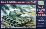 T-34/85 with S53 gun, 1:72