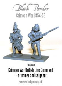 Britische Infanterieoffiziere, Krimkrieg (28mm)