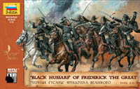 "BLACK HUSSARS" OF FREDERICK THE GREAT, 1:72